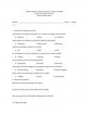 Examen segundo trimestre biologia