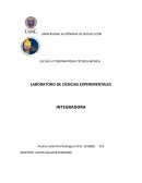 LABORATORO DE CIENCIAS EXPERIMENTALES INTEGRADORA