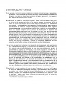 EDUCACIÓN, CULTURA Y LENGUAJE