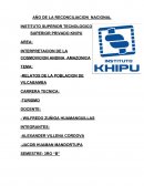 RELATOS DE LA POBLACION DE VILCABAMBA