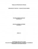 PRESUPUESTO TURISTICO – CIUDAD DE IPIALES NARIÑO