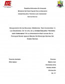 Proyecto de recuperacion de mobiliario escolar