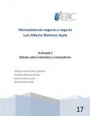 Actividad 3 - Debate sobre entrevista a compradores