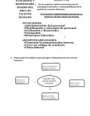 FUNCIONES Y RESPONSABILIDADES DE LA GESTION DE RECURSOS HUMANOS