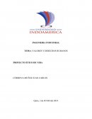 VALORES Y DERECHOS HUMANOS.