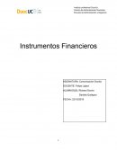 Instrumentos financieros