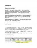 Análisis de Costo Análisis de costo del proyecto