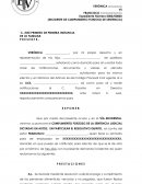 INCIDENTE DE CUMPLIMIENTO FORZOSO