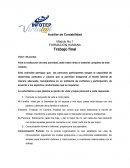 Formacion Humana Auxiliar de Contabilidad