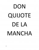 DON QUIJOTE DE LA MANCHA