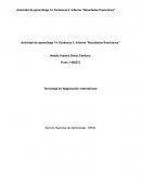 Actividad de aprendizaje 14. Evidencia 3: Informe “Resultados financieros”