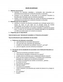 GRUPO DE ENFOQUE Identificar los alimentos saludables