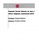 Segundo Parcial Historia de Asia y África | Segundo cuatrimestre 2018