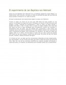 El experimento de Jan Baptista van Helmont