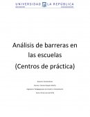 Pedagogía para la inclusión e interpretación .Analizar 4 barreras para cada elemento que se indica