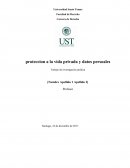 PROTECION DE DATOS PERSONALES Y VIDA PRIVADA