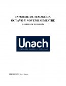 INFORME DE TESORERIA OCTAVO Y NOVENO SEMESTRE