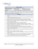 PERFIL DEL CARGO COORDINADOR DE OPERACIONES / LOGÍSTICA