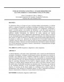 TOMA DE MUESTRA SANGUÍNEA Y ANÁLISIS BIOQUÍMICO DE GLUCOSA-OXIDASA Y COLESTEROL TOTAL EN PLASMA