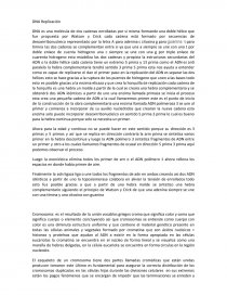 DNA REPLICACION. Página 1