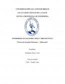 ENFERMERIA EN SALUD DEL NIÑO Y ADOLESCENTE I “Proceso de atención Enfermero – Adolescente”