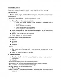 RIESGOS QUÍMICOS. Página 1