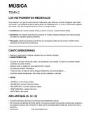 MÚSICA.LOS INSTRUMENTOS MEDIEVALES