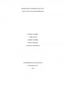 PROBLEMAS ECONOMICOS DE TOLÚ: ¿QUÉ HACEN LOS ECONOOMISTAS?