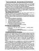 Teoria existencial y decisionista de carl schmitt