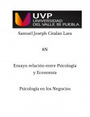 Ensayo relación entre Psicología y Economía