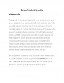 Ensayo Estado de la Nación