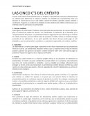 LAS CINCO C’S DEL CRÉDITO