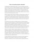 ESTA ES LA MARCHA QUE QUIERE EDUCACIÓN