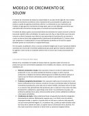 MODELO DE CRECIMIENTO DE SOLOW