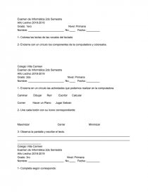 Examen de Informática. Página 1