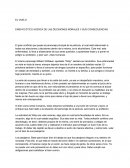 El Vuelo. Ensayo Ético acerca de las decisiones morales y sus consecuencias