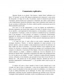 Comentario explicativo Don Quijote y Sancho Panza