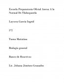 Biología general Banco de Reactivos