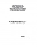 RESUMEN DE CLASES SOBRE LAS TIC DEL SIGLO XXl