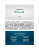 Algoritmos aleatorios y tes de primalidad
