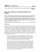 Medio siglo de GESTIÓN DE LA CADENA DE SUMINISTRO AT Wal-Mart1