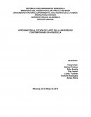 APROXIMACIÓN AL ESTADO DEL ARTE EN LA UNIVERSIDAD CONTEMPORÁNEA EN VENEZUELA