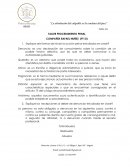 TALLER PROCEDIMIENTO PENAL