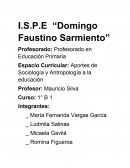 Espacio Curricular: Aportes de Sociología y Antropología a la educación