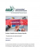 Fundamentos de administración. Sistemas de control