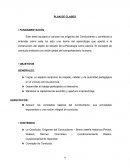 Plan de clases Conductismo