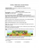 Examen español primero primaria