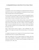 La Desigualdad Del Ingreso Laboral Entre El Área Urbana Y Rural