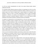 ¿Que marca la diferencia en los niños que obtienen calificaciones altas?