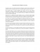 Ensayo poético sobre la inteligencia y los traumas